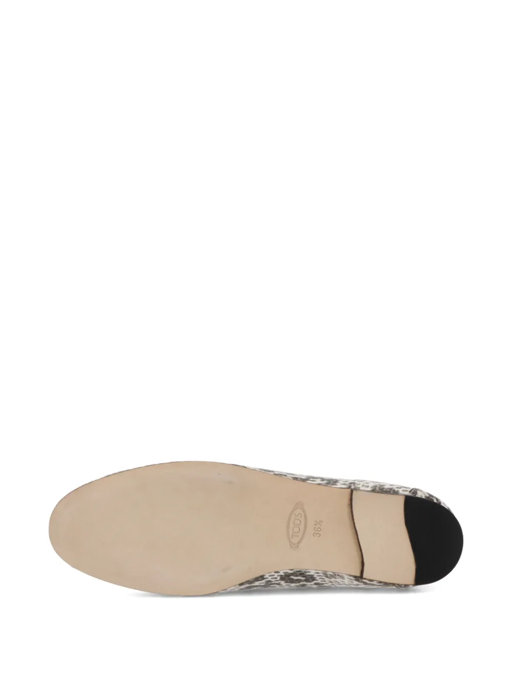 Tod's Loafers van slangen-effect Beige