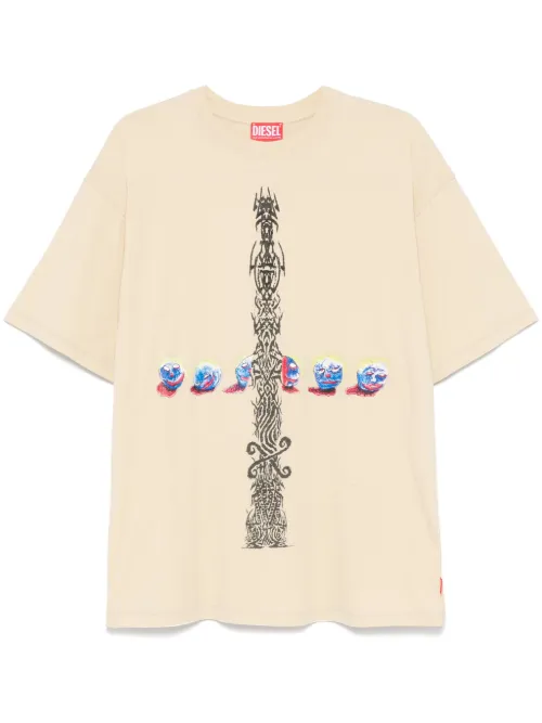 Diesel t-shirt T-BOXT-R4 - Jaune - Diesel - Modalova