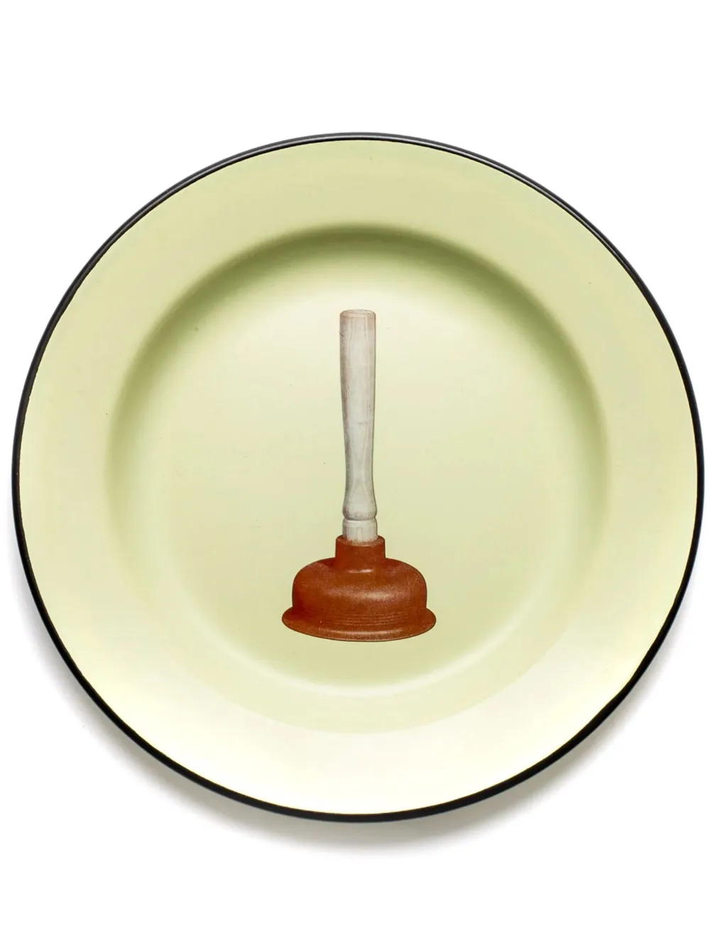 Seletti plato Plunger de 26cm | verde | Image 1