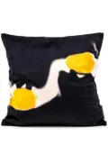 Seletti x Toiletpaper lemons-print padded cushion (50cm x 50cm) - Black