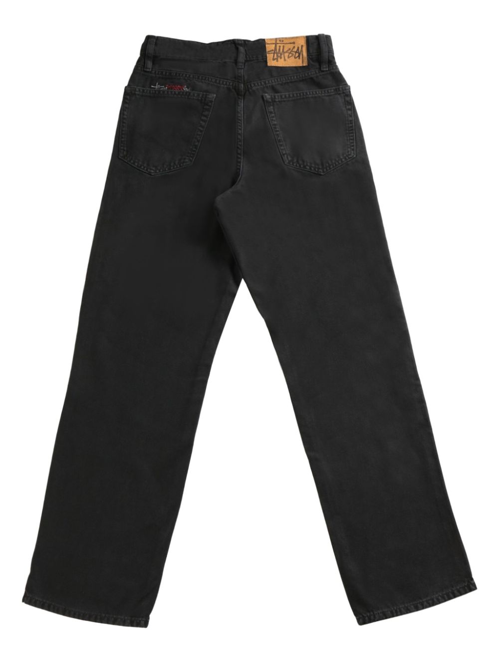 Stüssy straight-leg jeans - Zwart