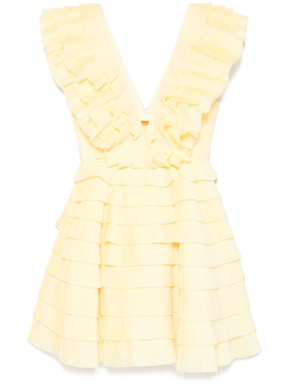 Aje Reflection mini dress - Yellow