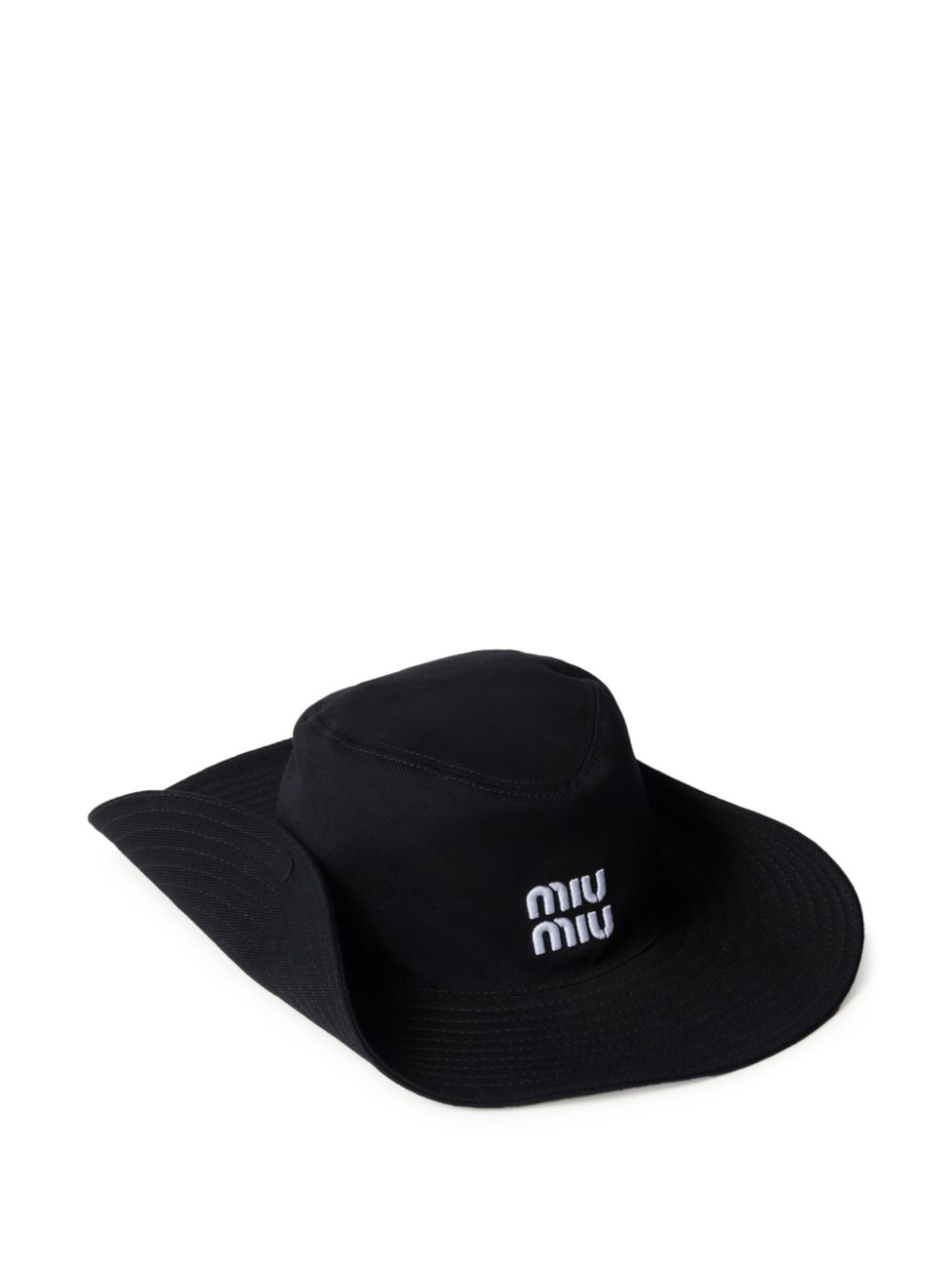 Miu Drill hat Zwart