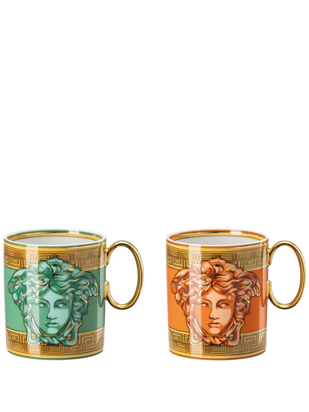 Versace Medusa Amplified coffe cups (set of two) | Green | Image 1