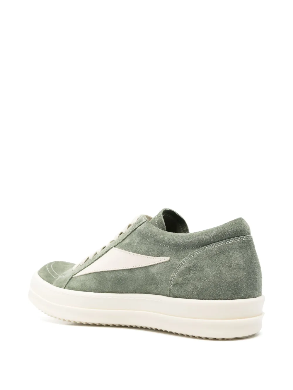 Rick Owens suede sneakers Green