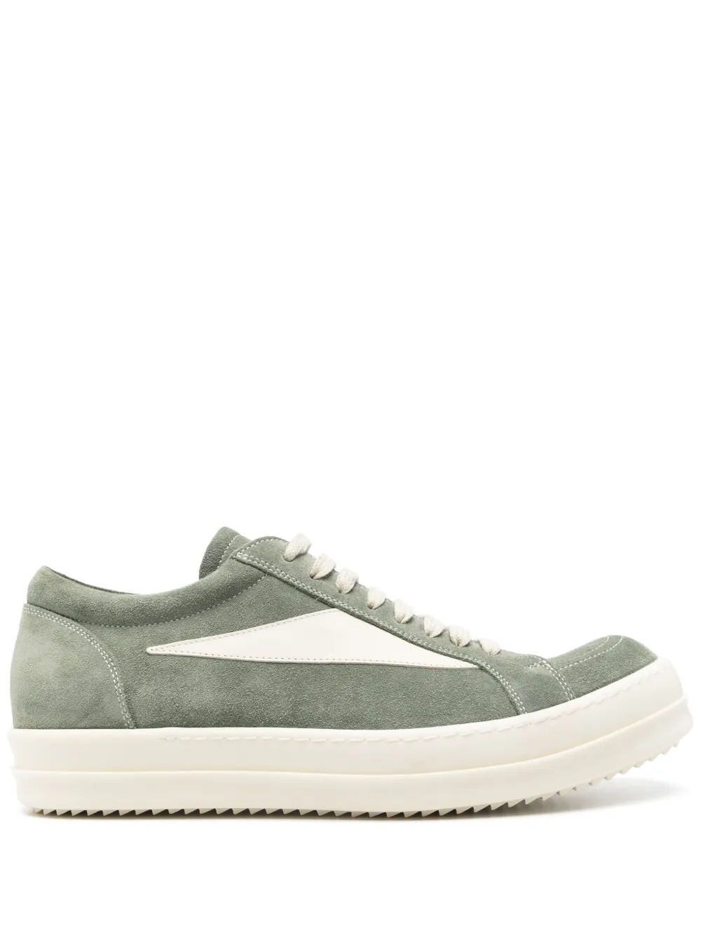 Rick Owens suede sneakers Green