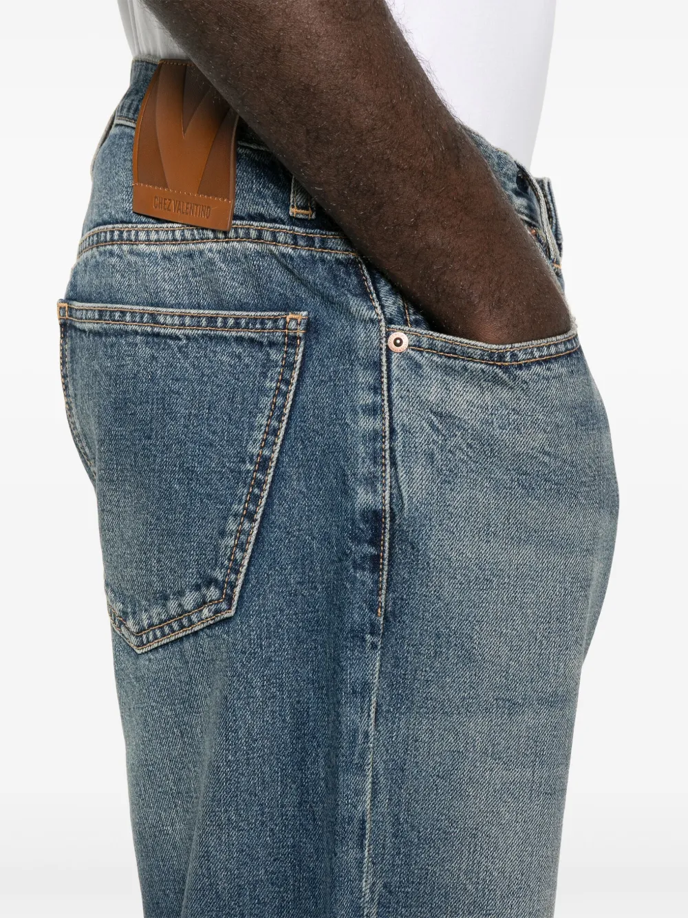 Valentino Garavani Straight jeans Blauw