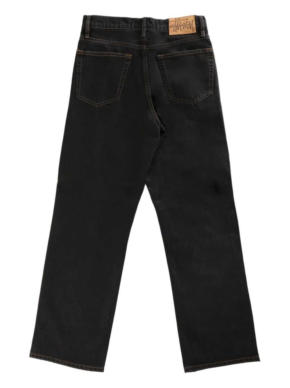 Stüssy straight-leg jeans - Zwart