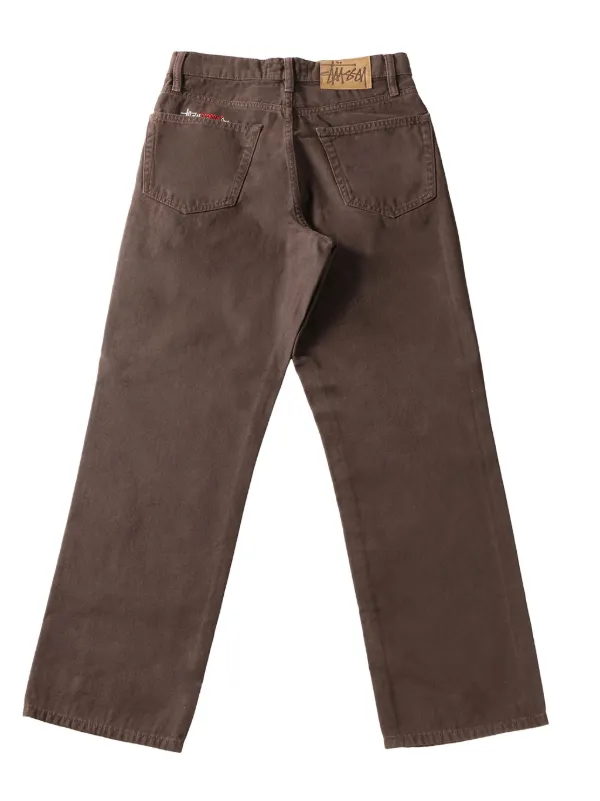 【90's】stussy ストレートデニム　ブラウン Stüssy straight-leg Jeans | ブラウン | FARFETCH JP