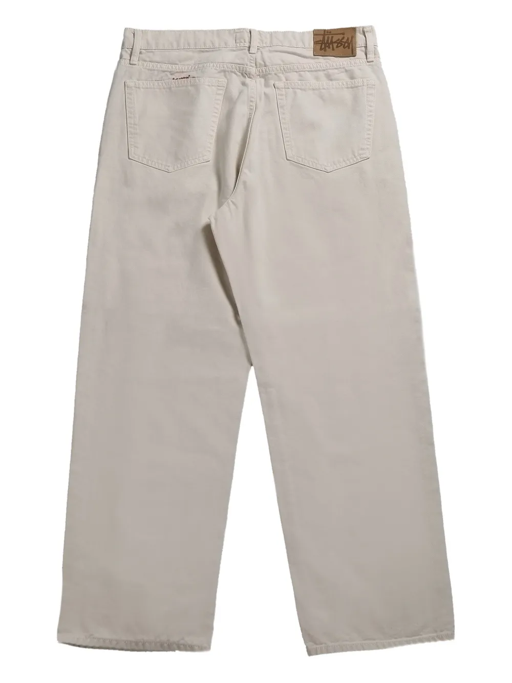 Stüssy logo-patch jeans - Beige