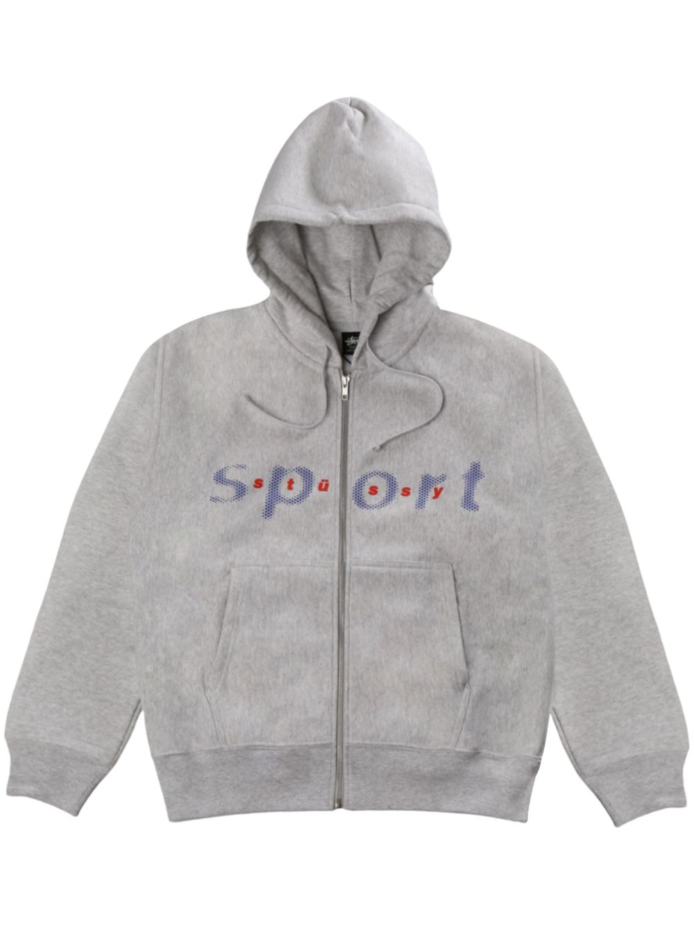 Stüssy logo-print hoodie