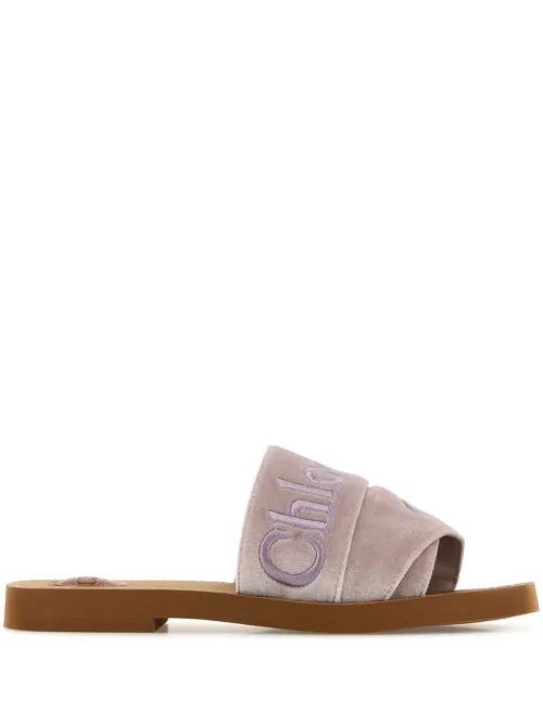 Chaussons à logo brodé - Chloé - Modalova