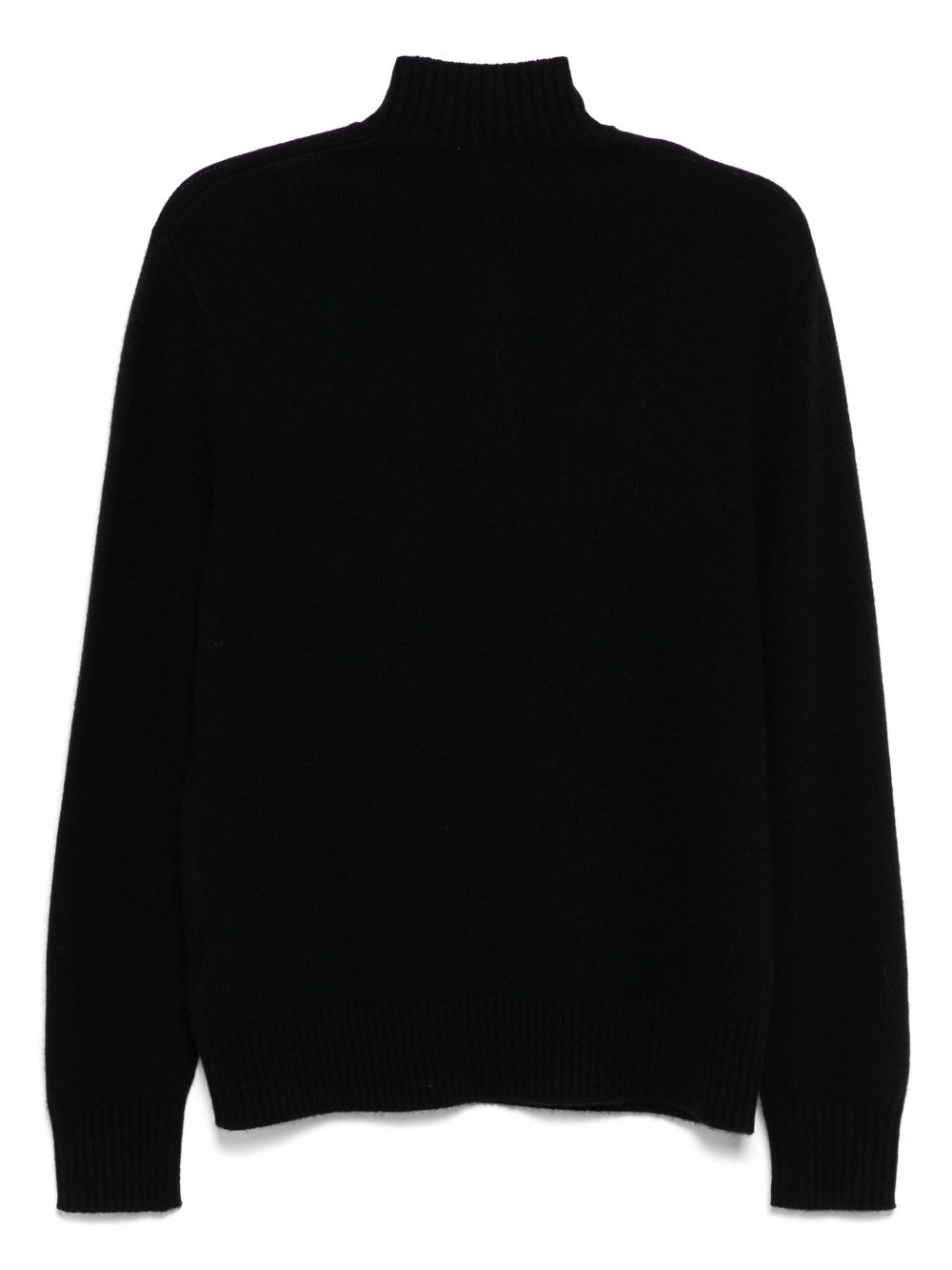 James Perse Cashmere Half Zip sweater - Black