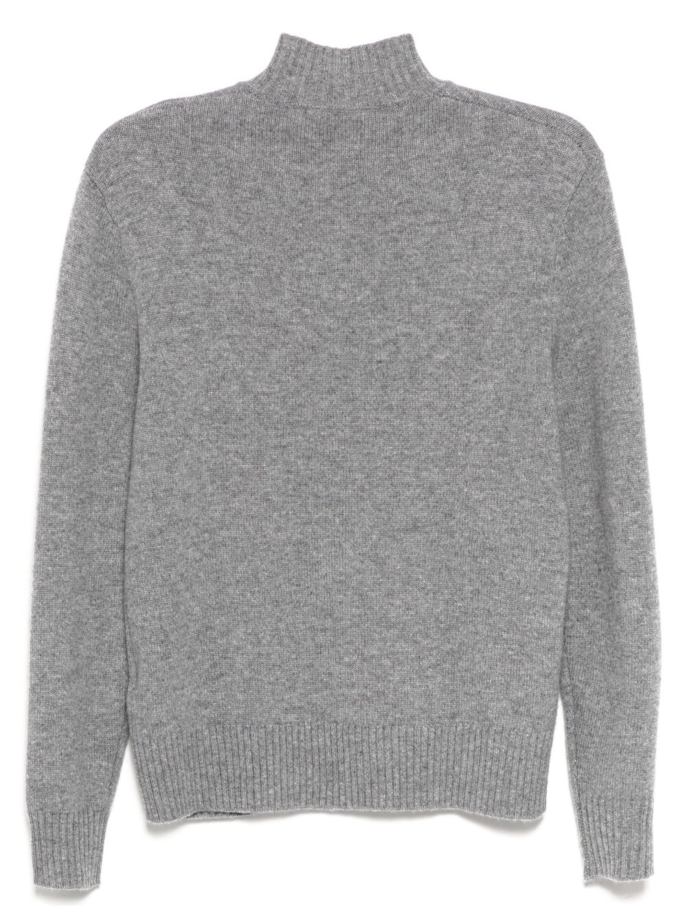 James Perse Cashmere Half Zip sweater - Grey