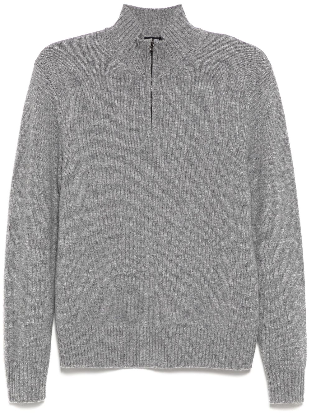 James Perse Cashmere Half Zip sweater - Grey