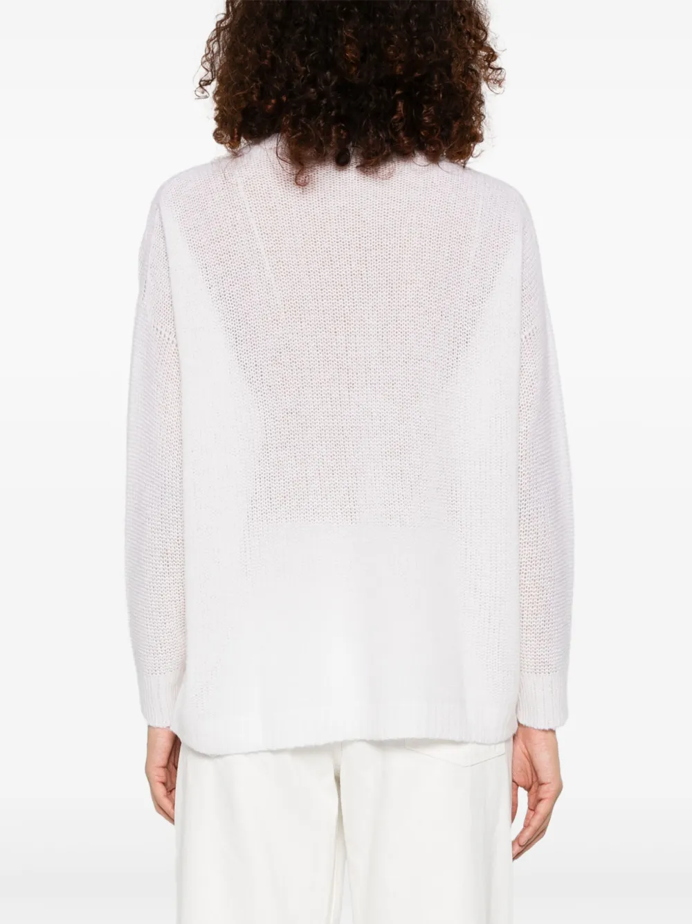 Fabiana Filippi drop-shoulder sweater Wit