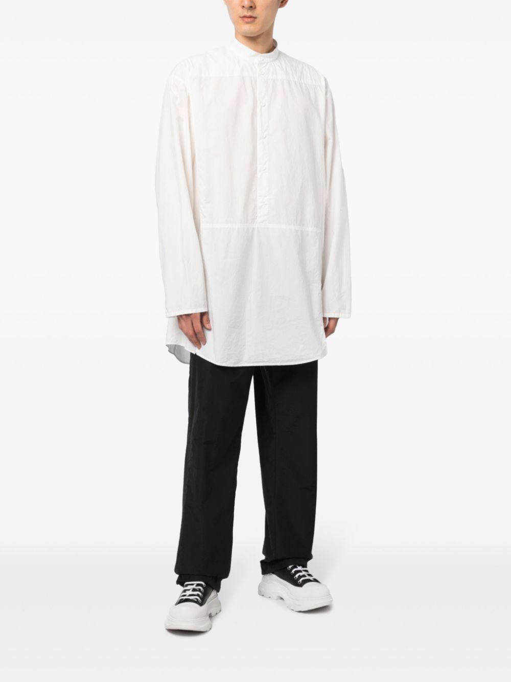 Nicolas Andreas Taralis cotton shirt - Wit