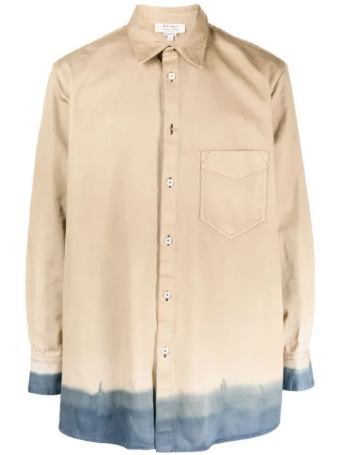 Nick Fouquet camisa con rayas estampadas