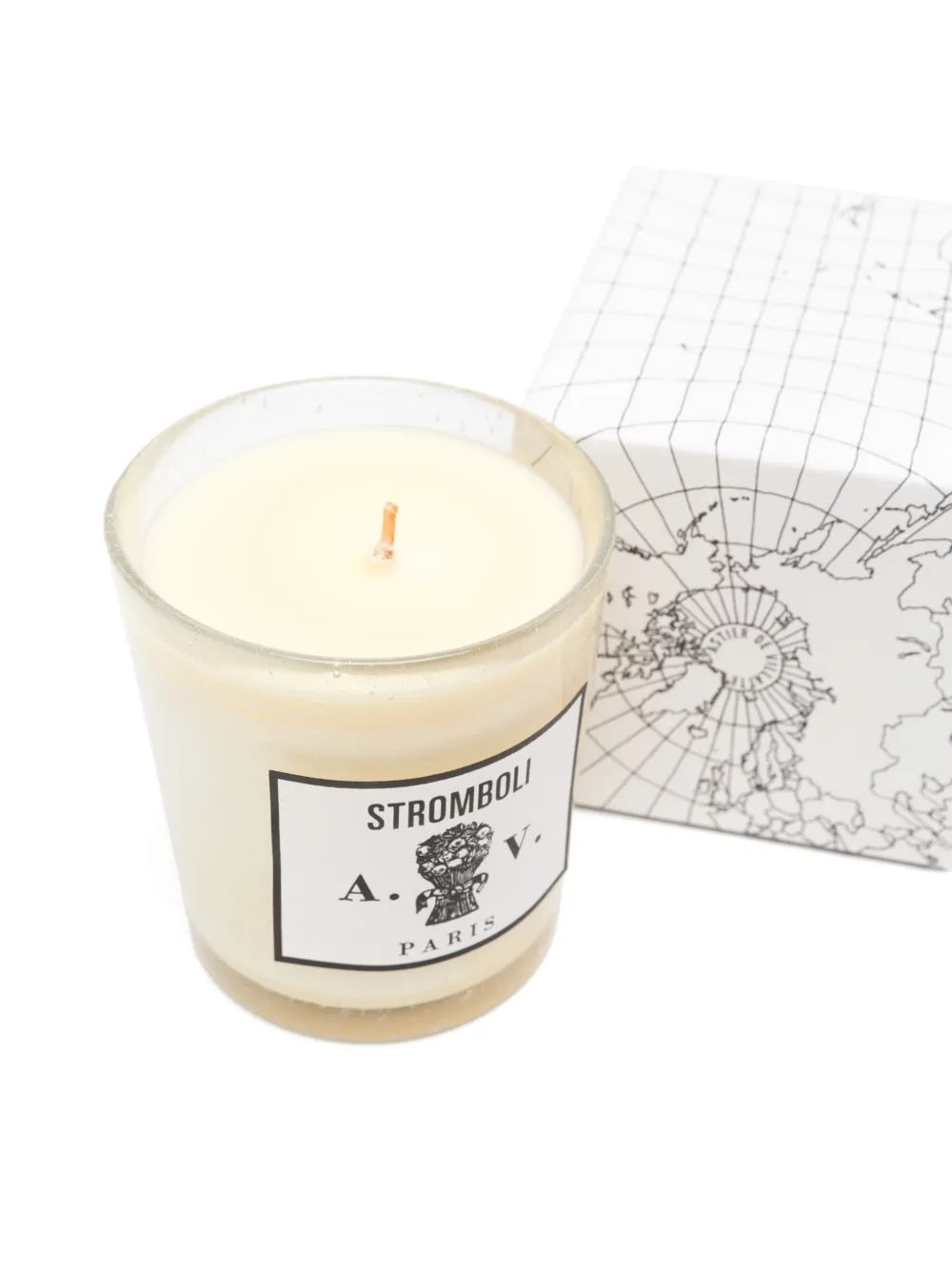 Astier De Villatte Stromboli Candle (260g) In White