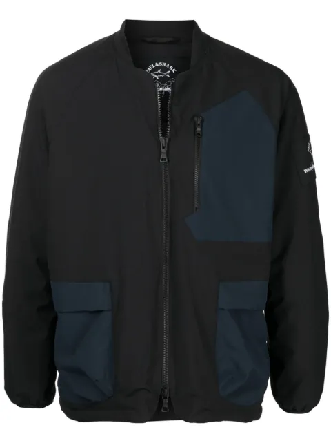 White Mountaineering colour-block jacket