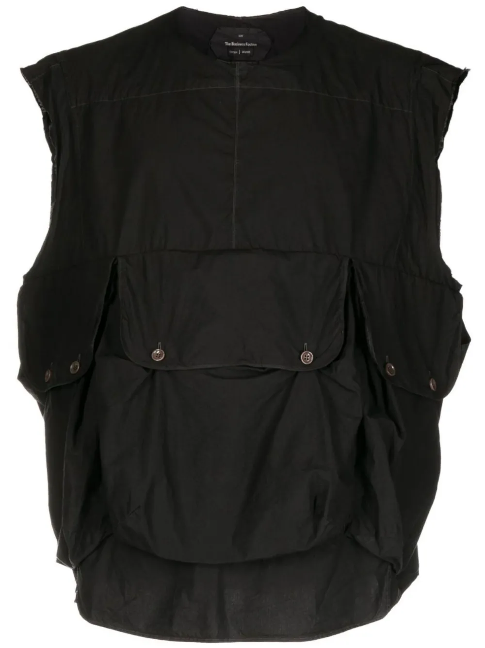 Nicolas Andreas Taralis cargo-pockets vest | Black | Image 1