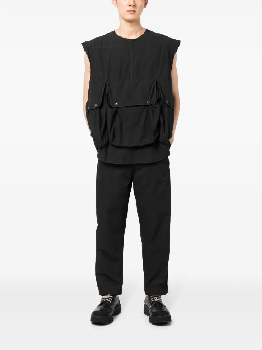 nicolasandreastaralis Nicolas Andreas Taralis Cargo gilet - Zwart