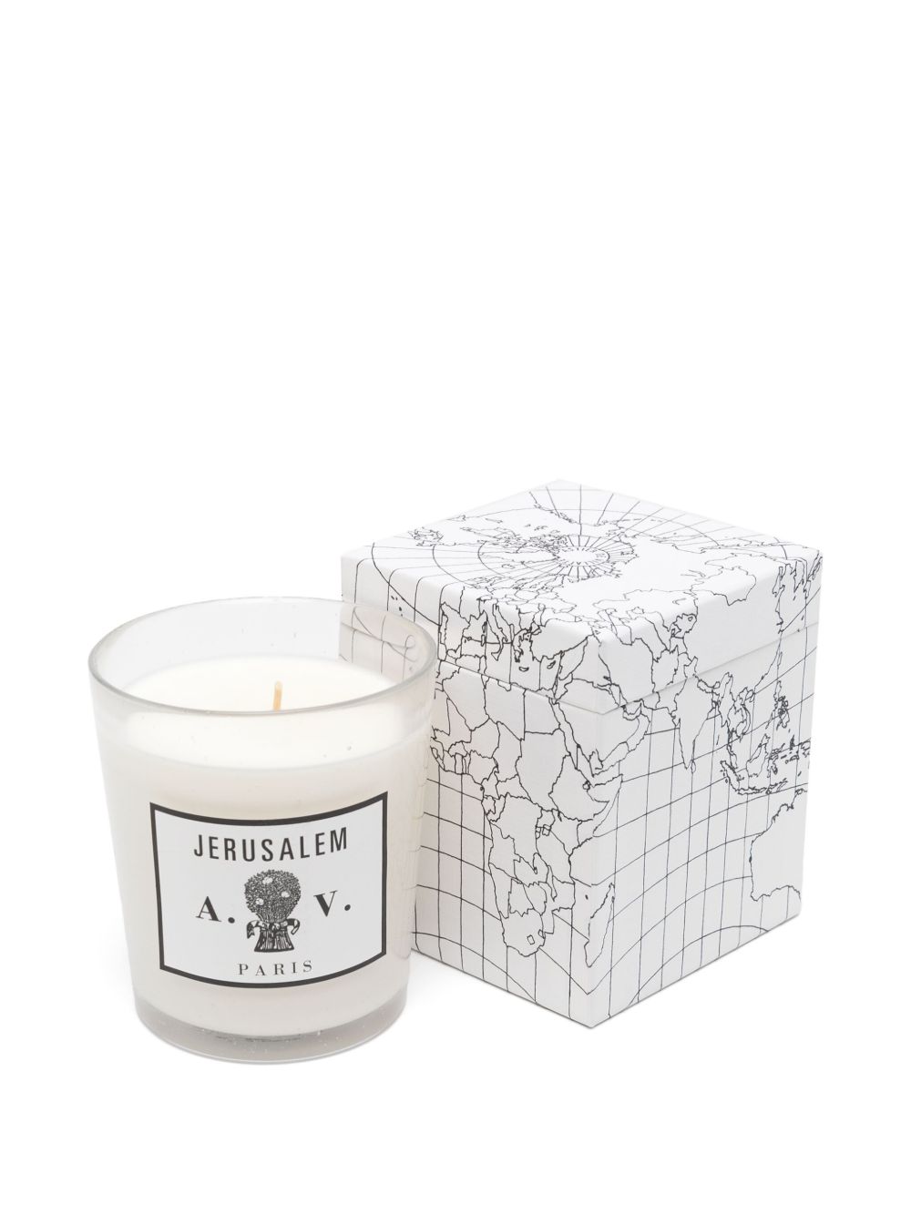 Astier De Villatte Jésuralem kaars (260g) - Wit