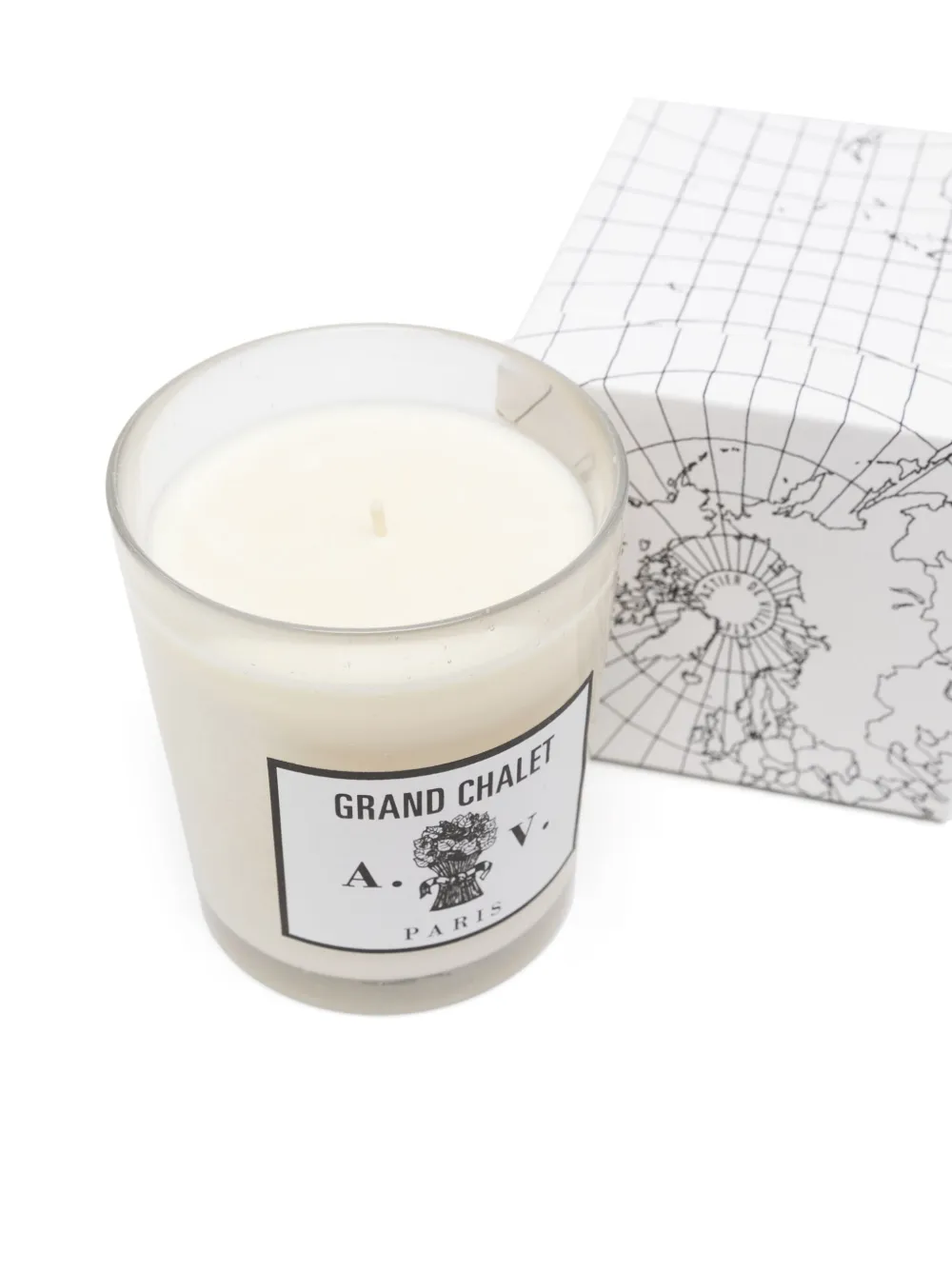 Astier De Villatte Grand Chalet Candle (260g) In White