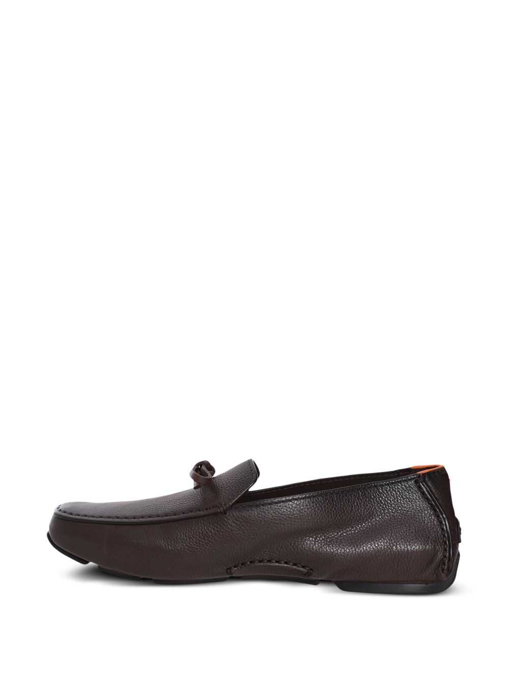 Santoni Havana loafers Red