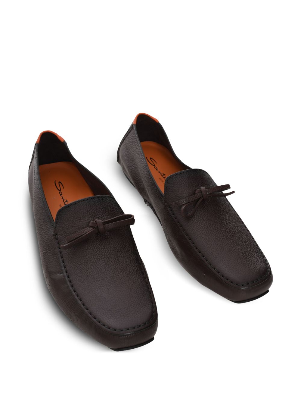 Santoni Havana loafers - Rood