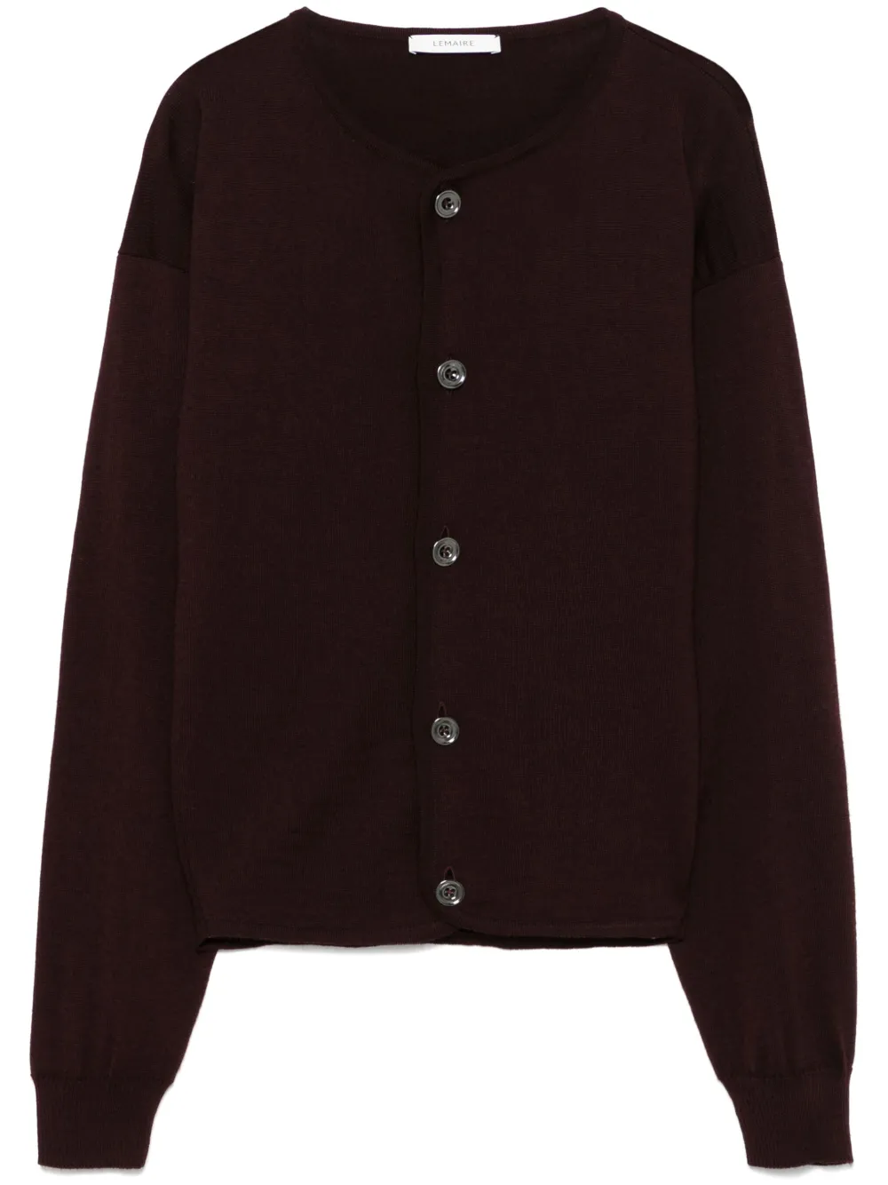 fine-knit cardigan