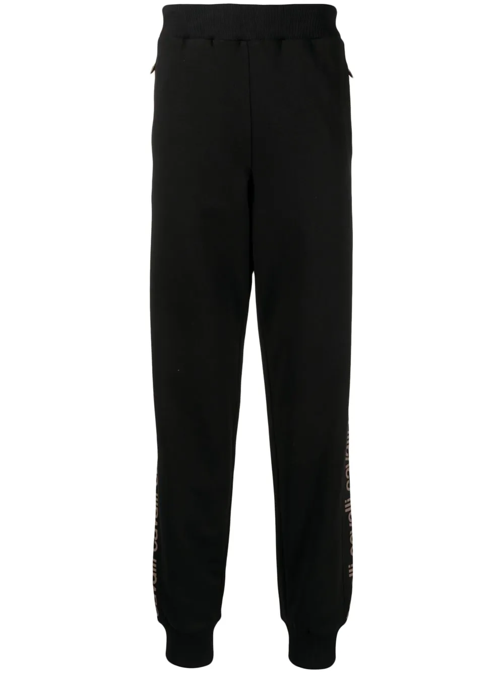 Roberto Cavalli logo-stripe track pants | Black | Image 1