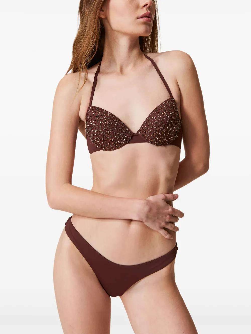 TWINSET embroidered push-up bikini top | Bikinis | Image 2