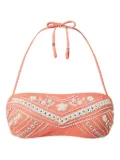 TWINSET embellished bandeau bikini top - Pink