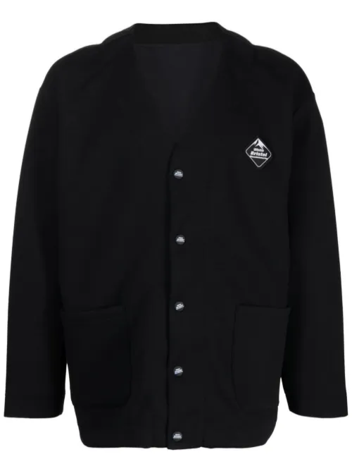 Cardigan à patch logo - White Mountaineering - Modalova