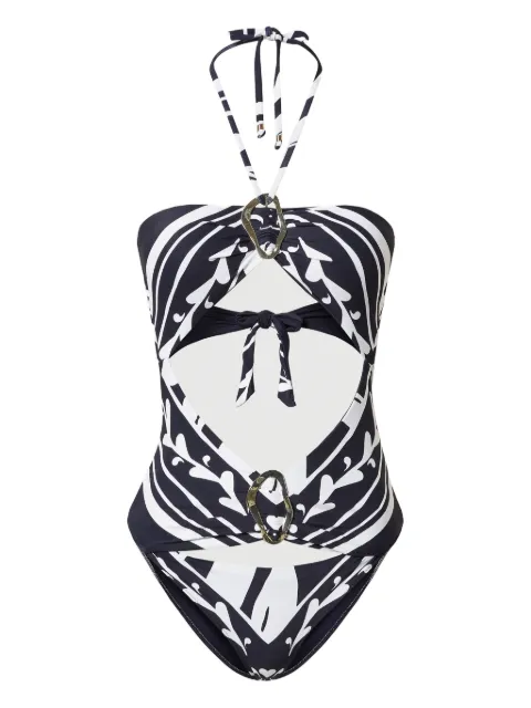 TWINSET cut-out halterneck swimsuit