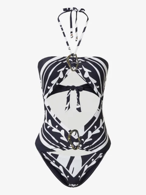 TWINSET cut-out halterneck swimsuit