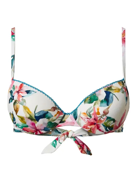 TWINSET floral-print push-up bikini top 