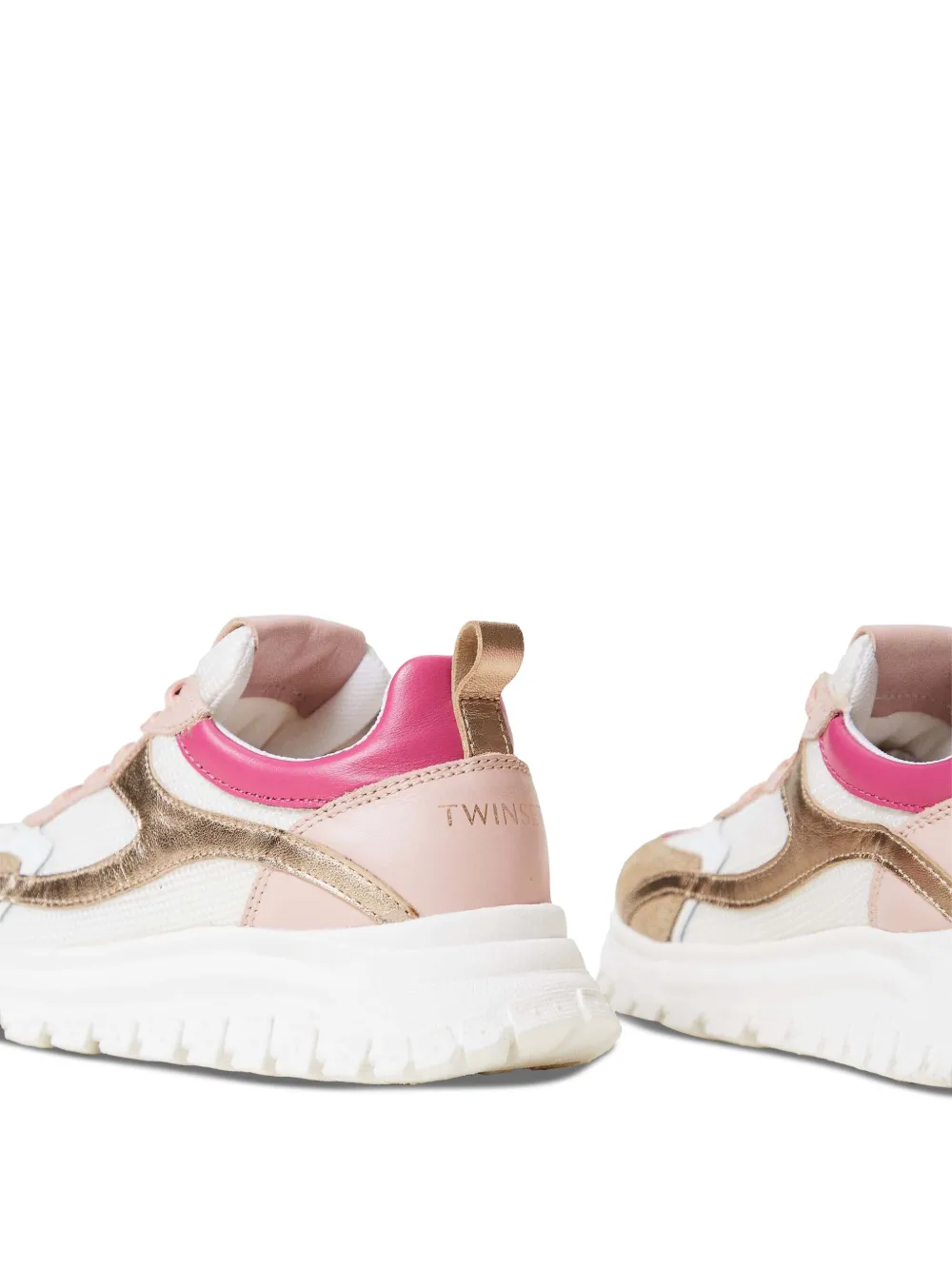 Twinset Colour-block Sneakers In White