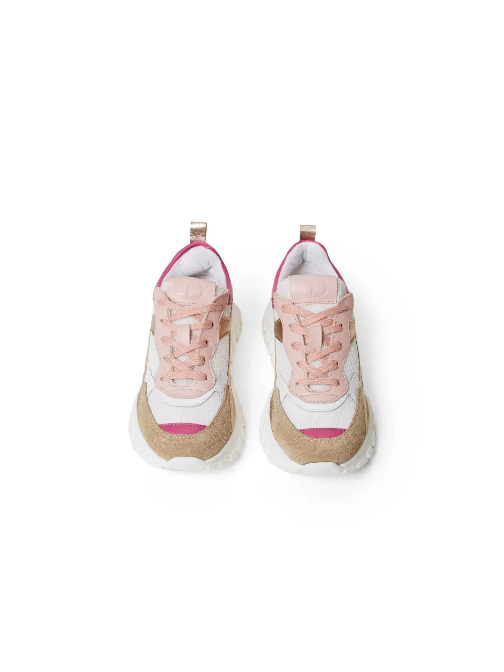 Twinset Colour-block Sneakers In White