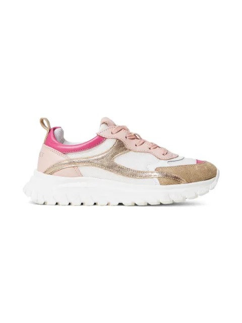 TWINSET Kids tenis con diseño color block