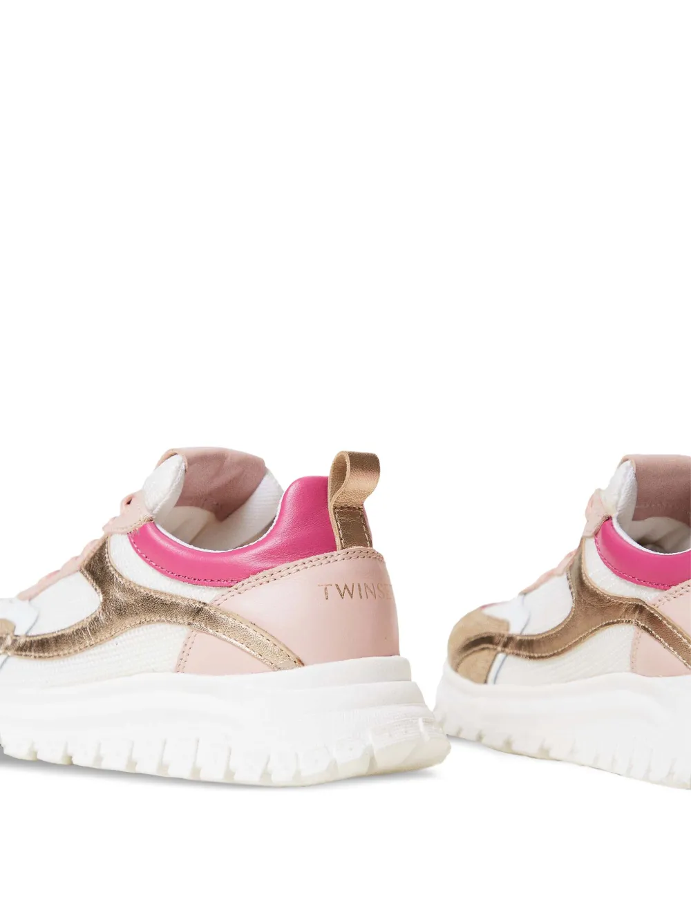 TWINSET Kids Sneakers met colourblocking Wit