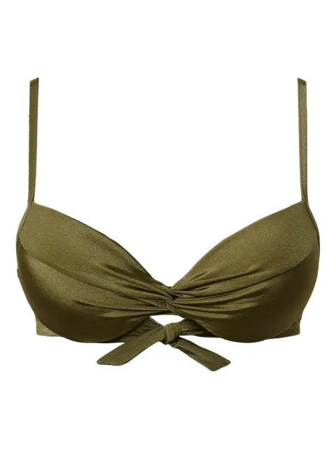 TWINSET ruched bikini top