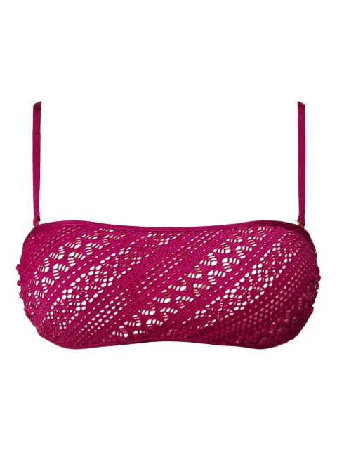 TWINSET lace-embellished bikini top