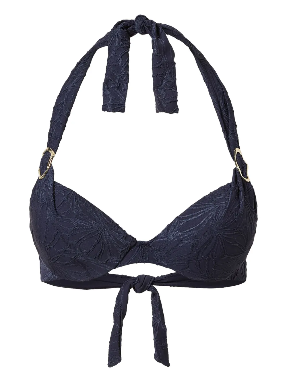 TWINSET Bikinitop met bloemen jacquard Blauw
