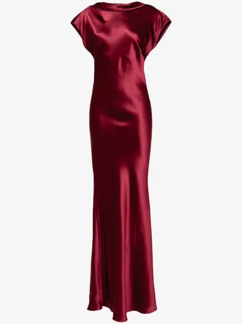 Michelle Mason sleeveless bias gown