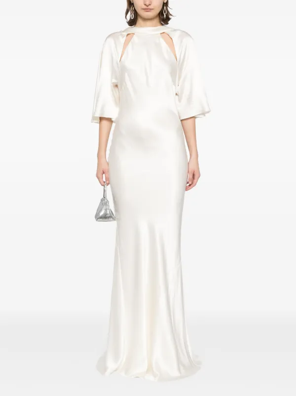 white halter neck shirt dress MODE HALTER MINI DRESS | OFF WHITE | Third Form | Women's Sale | Online Now  — THIRD FORM main image 0