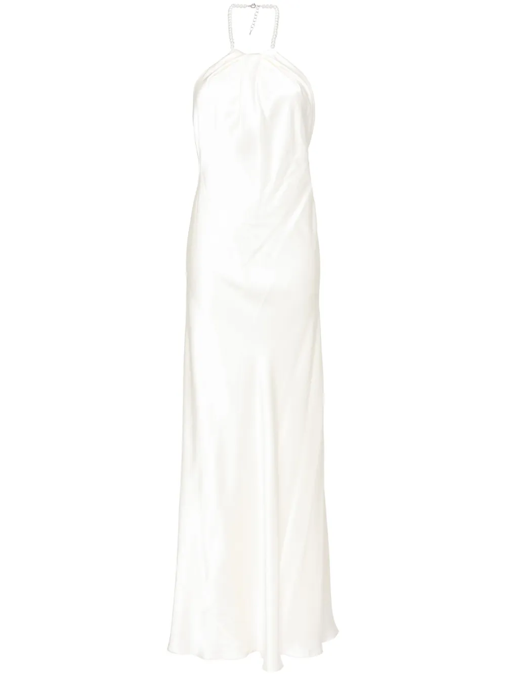 halterneck gown