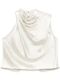 Michelle Mason open back top - White