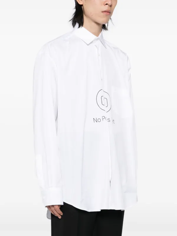 VETEMENTS シャツ VETEMENTS グラフィック シャツ | ホワイト | FARFETCH JP